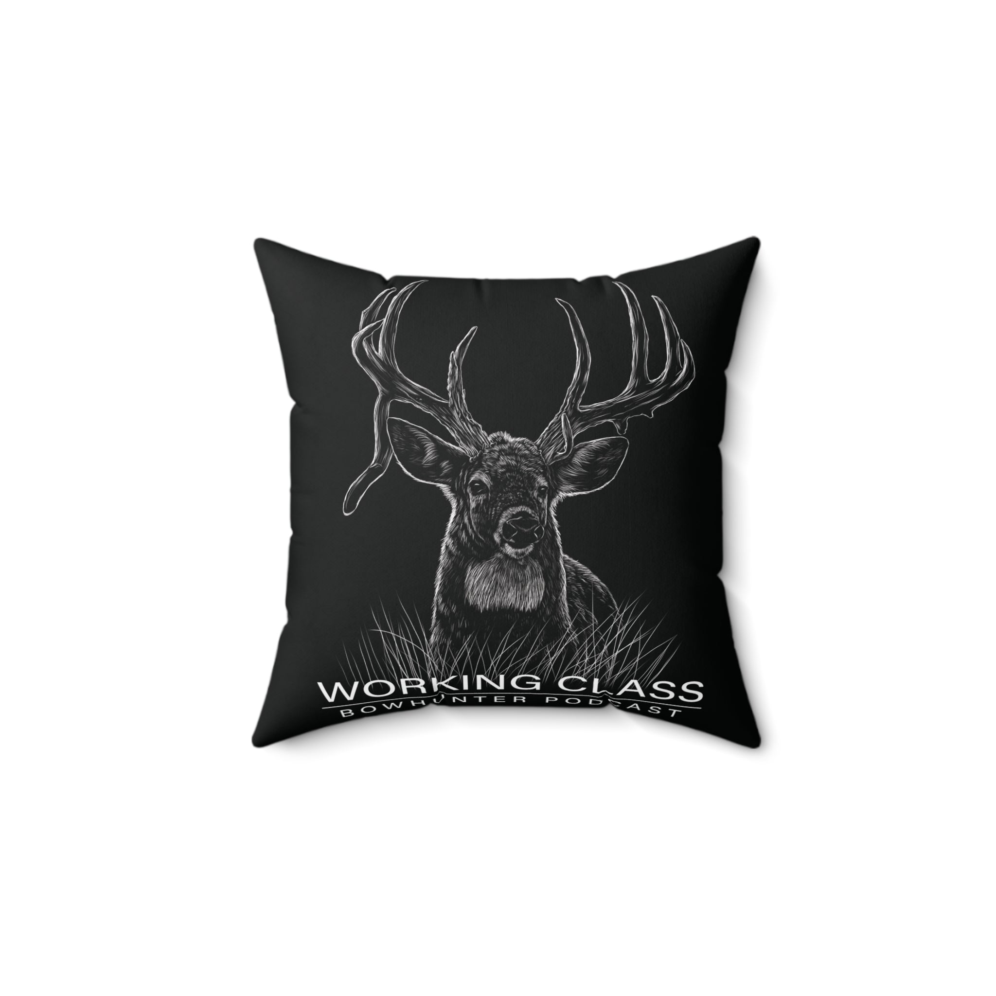 Drop Tine Camp Throw Pillow