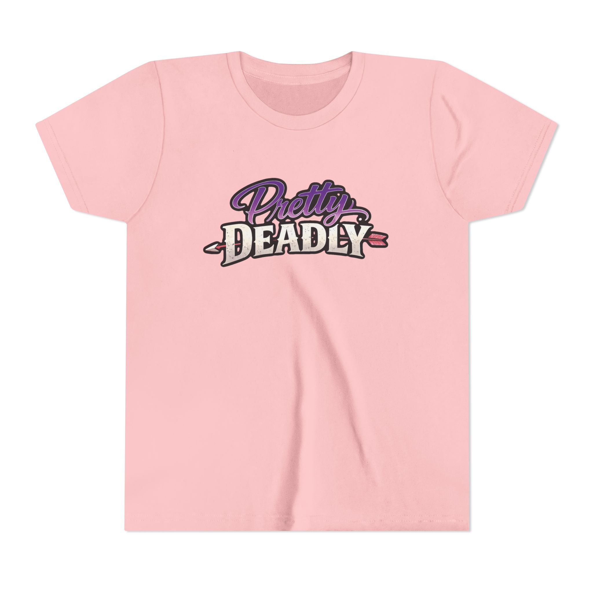 Youth Girls "Pretty Deadly" Sleeve Tee