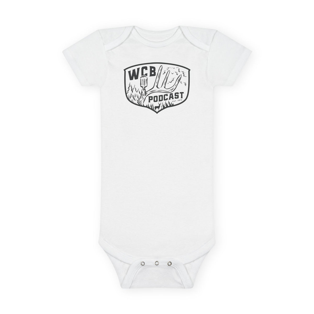 "WCB PODCAST" Onesie® Organic Baby Bodysuit