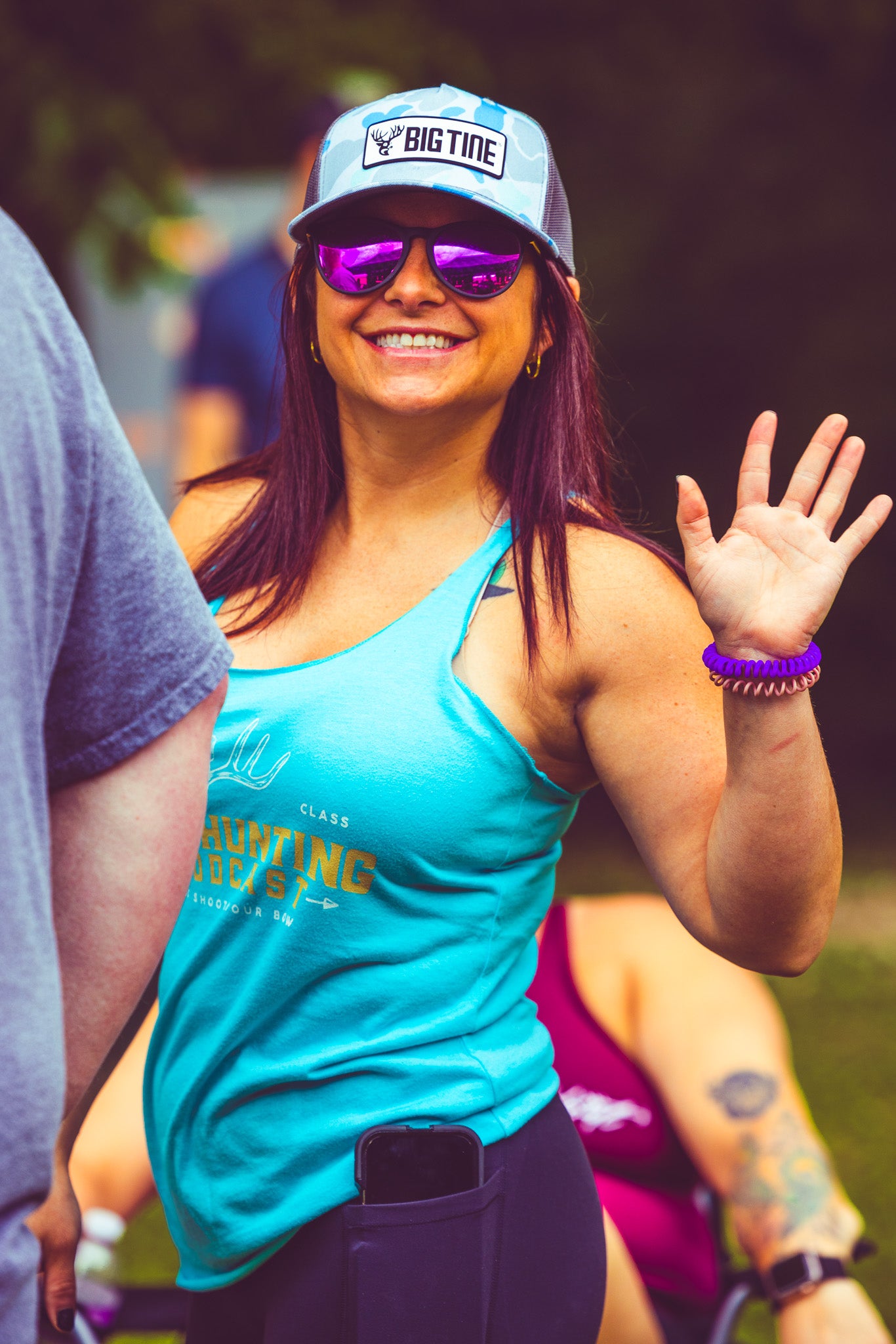 WCB "Bowhunting" Women's Tri-Blend Racerback Tank