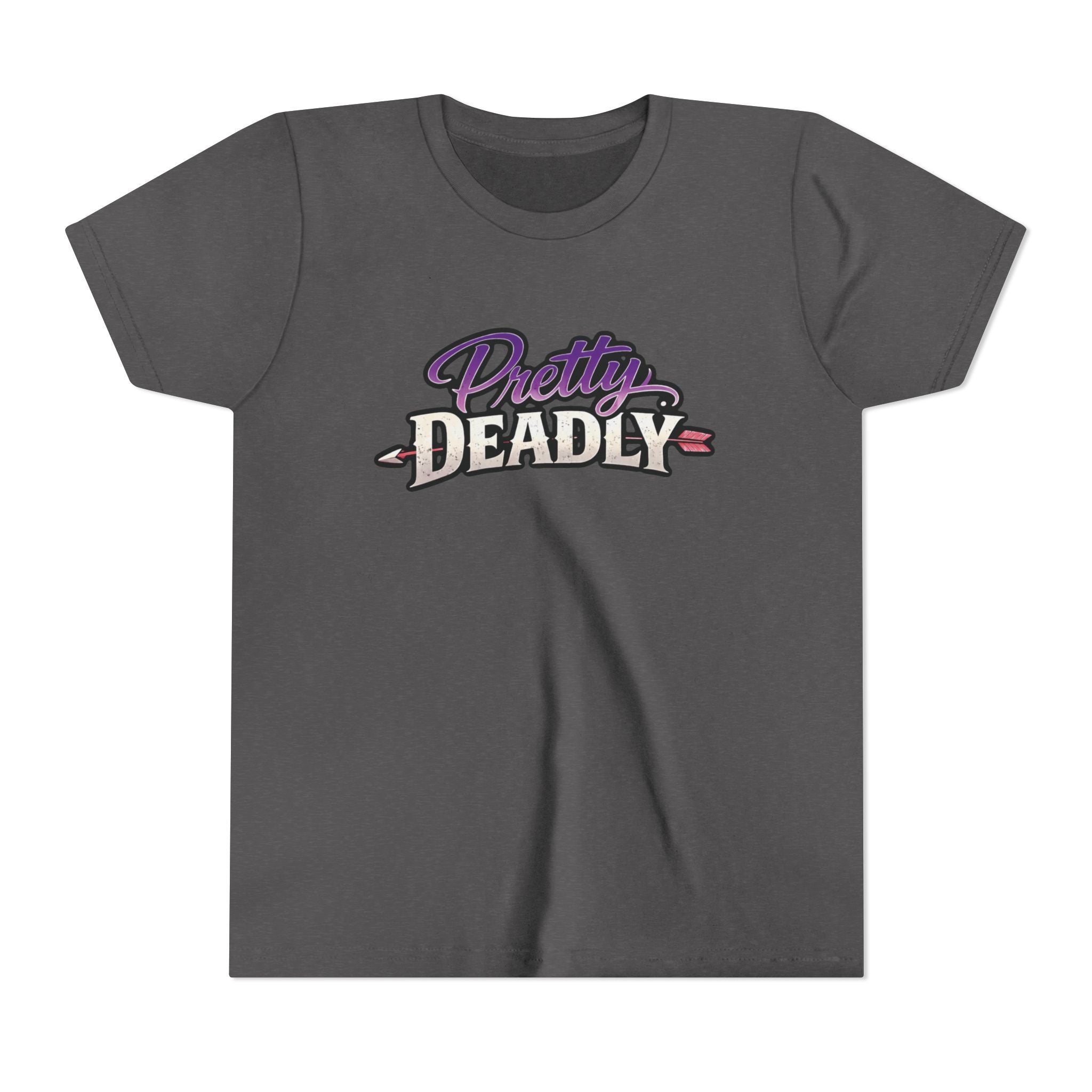Youth Girls "Pretty Deadly" Sleeve Tee