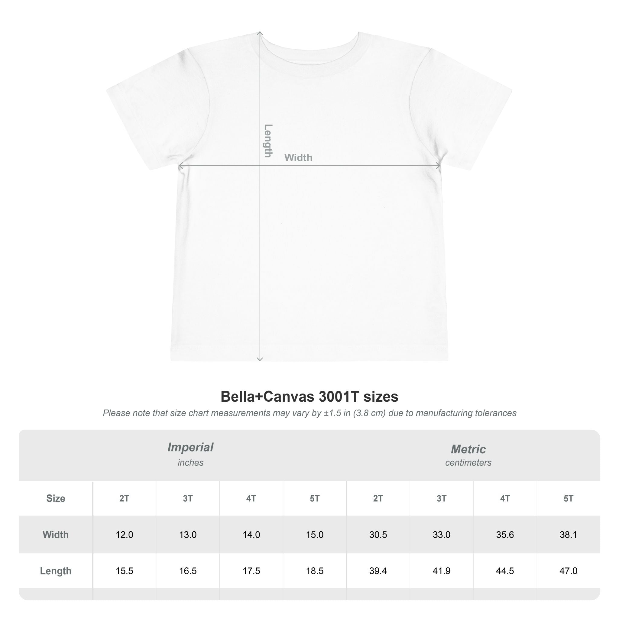 "CBAG" Toddler Short Sleeve Tee