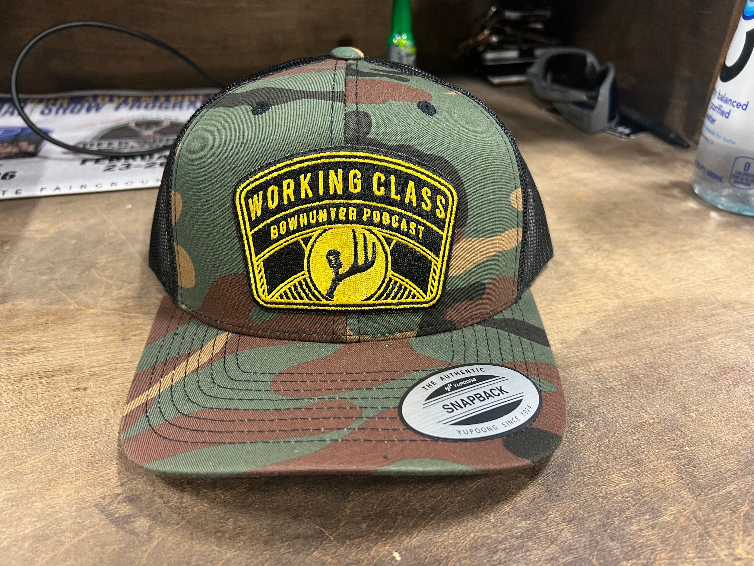 Camo Badge Patch Hat