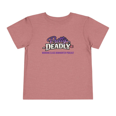 Girls Toddler "Pretty Deadly" Short Sleeve Tee