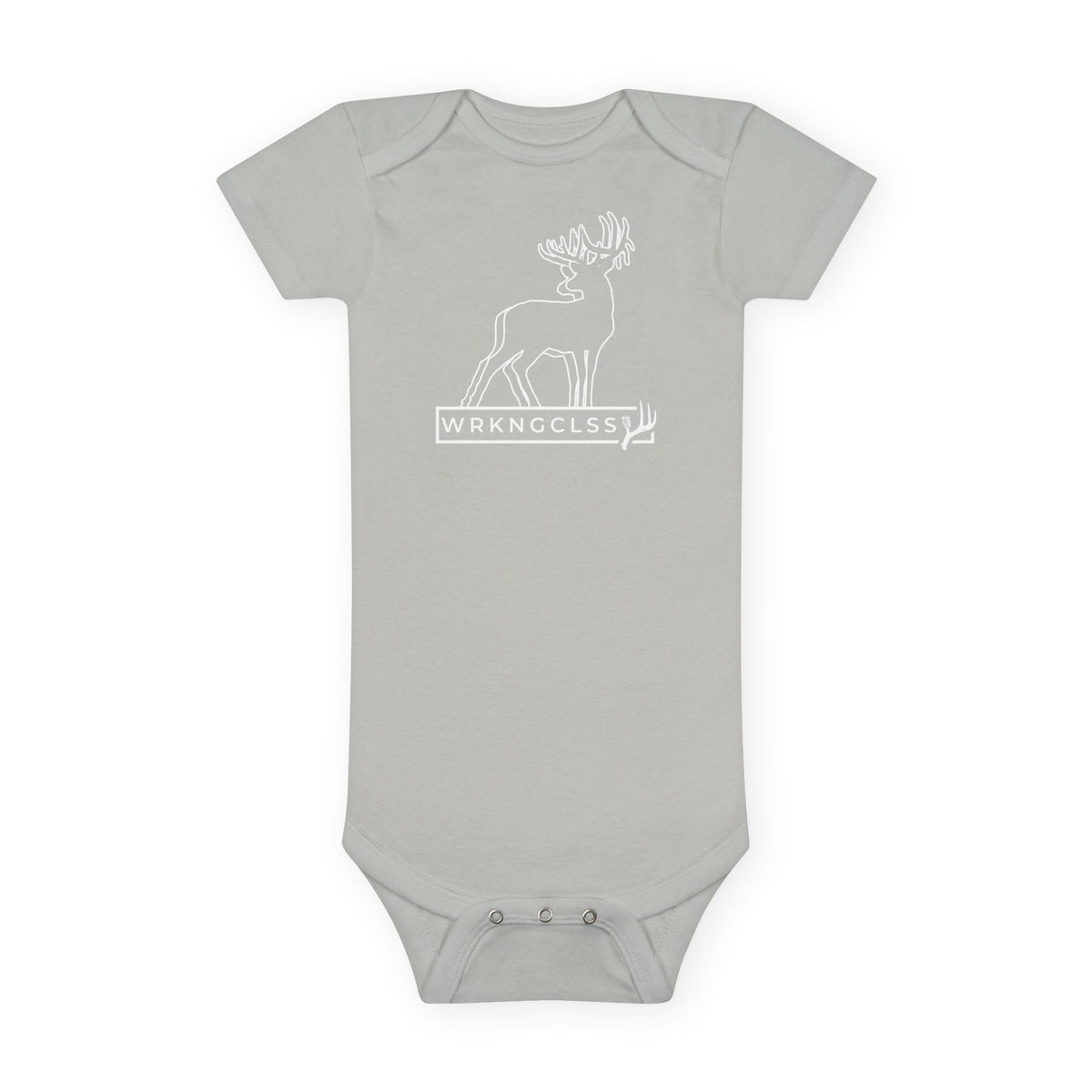 WCB Baby Short Sleeve Onesie (Grey, Blue, Pink)