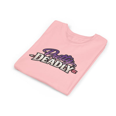 Youth Girls "Pretty Deadly" Sleeve Tee