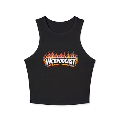 WCB Flame - Women's Micro Rib Racer Tank Top