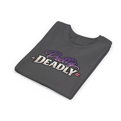 Youth Girls "Pretty Deadly" Sleeve Tee