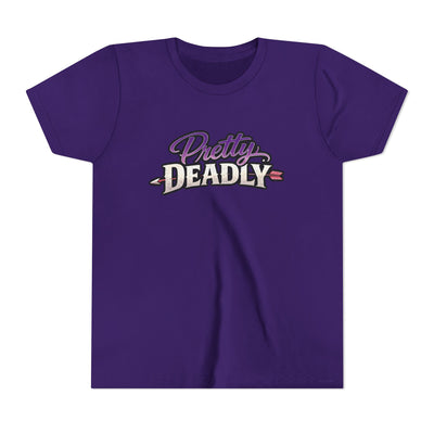Youth Girls "Pretty Deadly" Sleeve Tee
