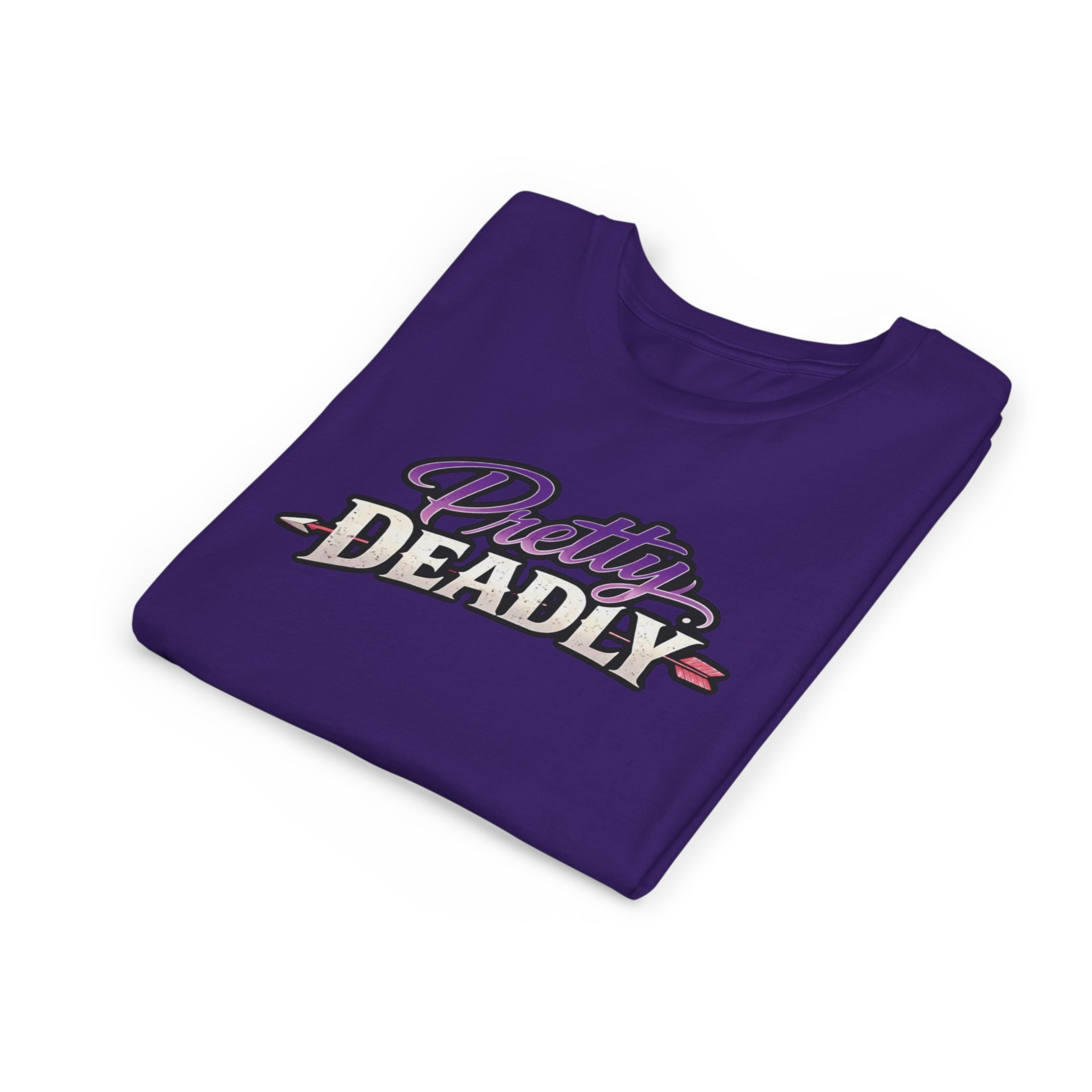 Youth Girls "Pretty Deadly" Sleeve Tee
