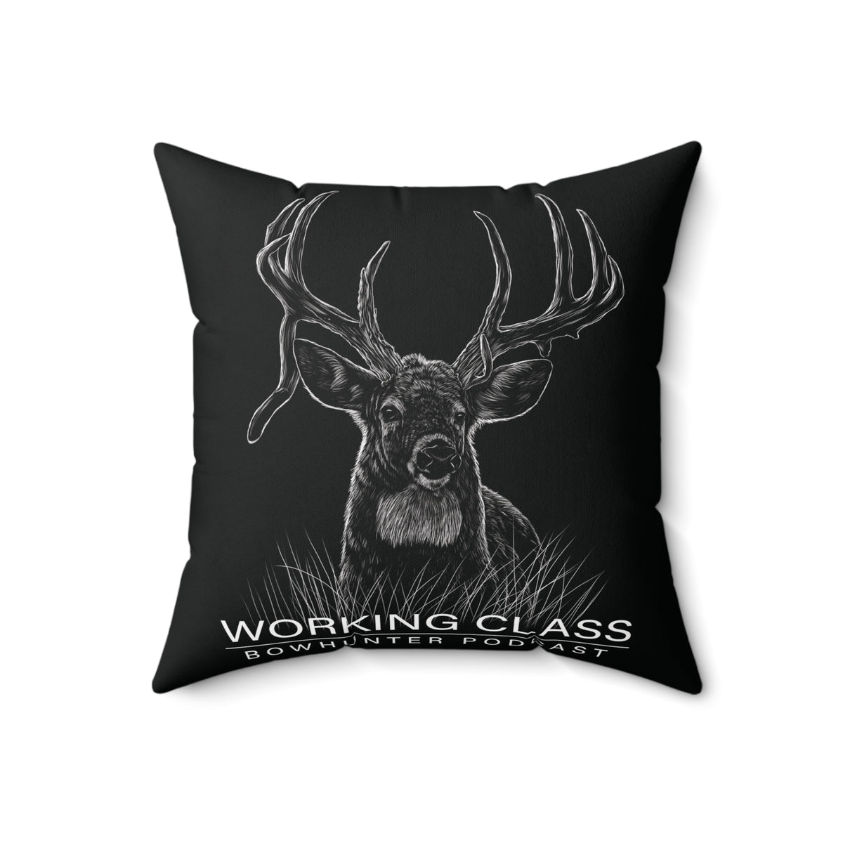 Drop Tine Camp Throw Pillow