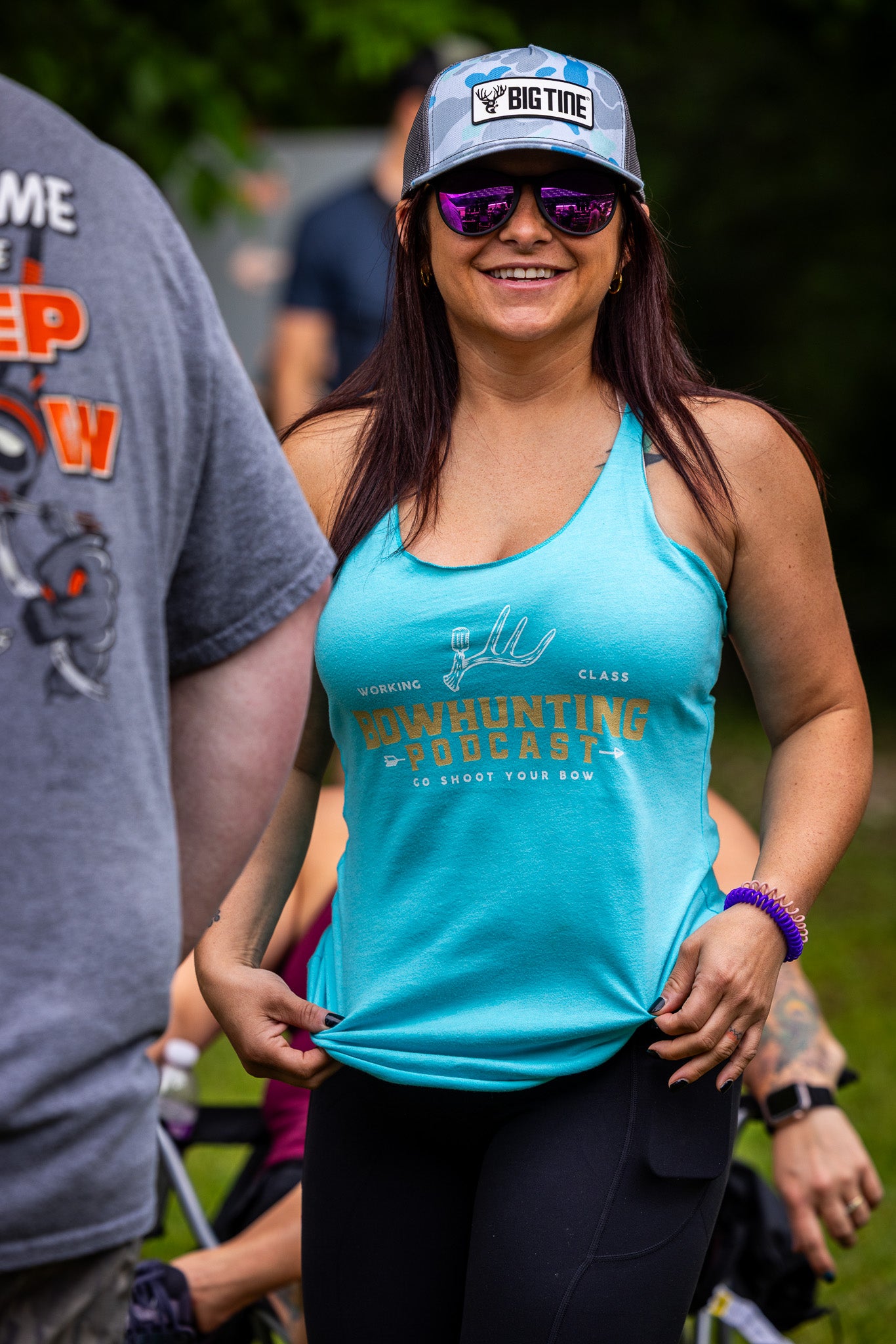 WCB "Bowhunting" Women's Tri-Blend Racerback Tank