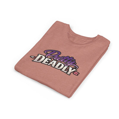 Youth Girls "Pretty Deadly" Sleeve Tee