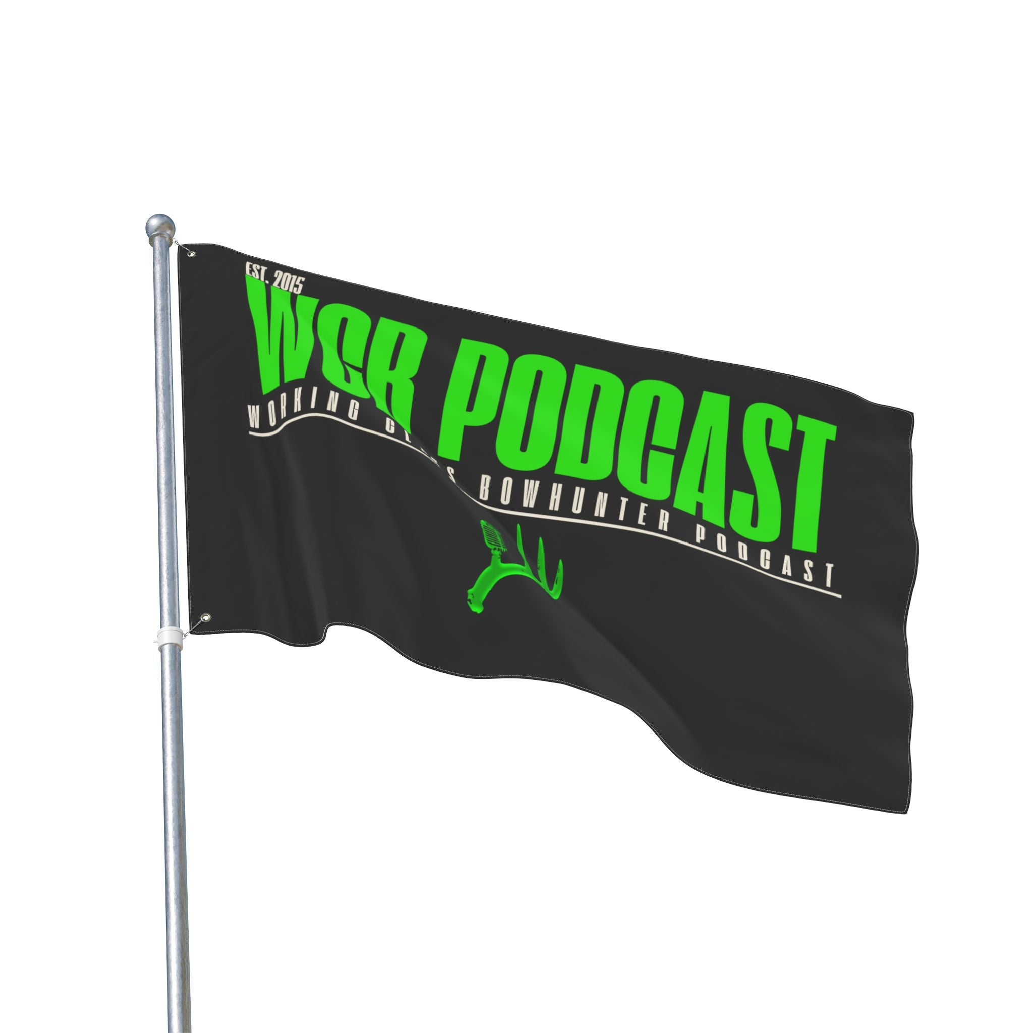 Double Sided WCB Logo Flag
