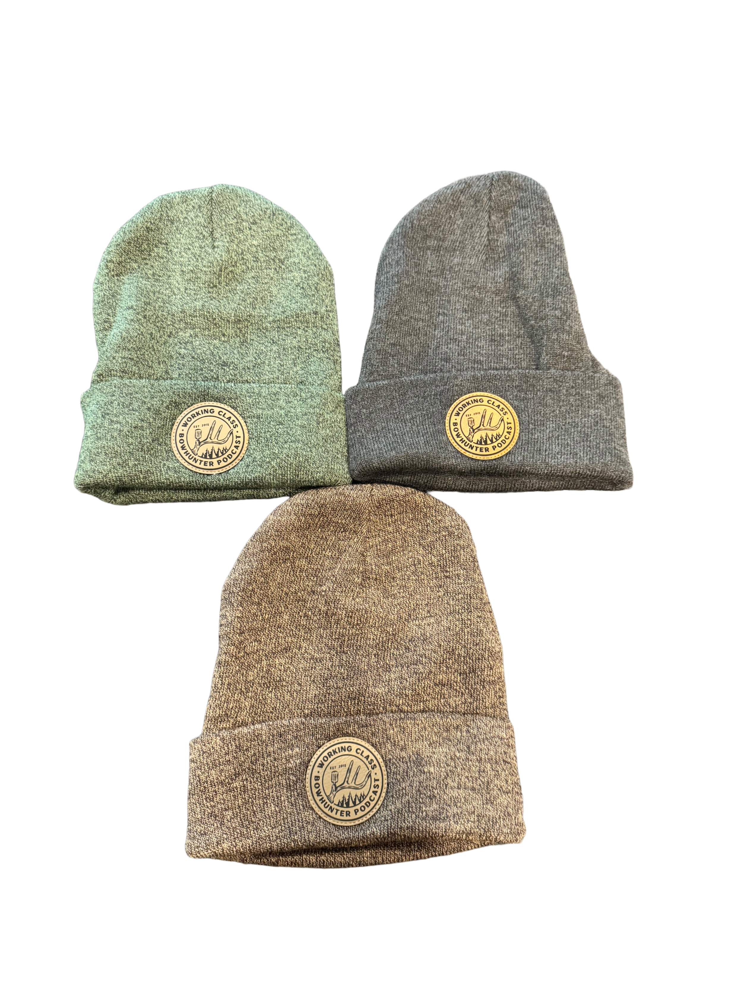 WCB Leather Patch Beanie
