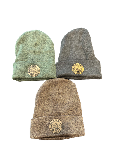 WCB Leather Patch Beanie