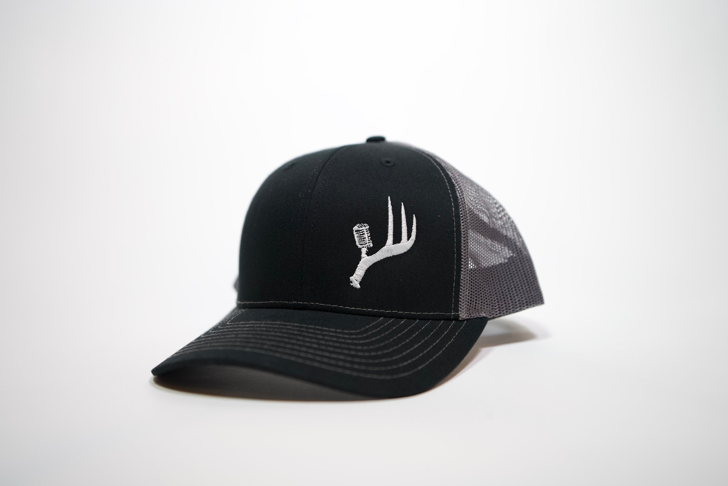 Black / Charcoal Snapback Hat