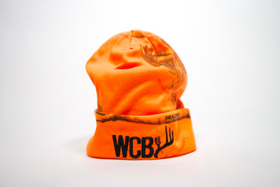 WCB Orange Camo Stocking Cap