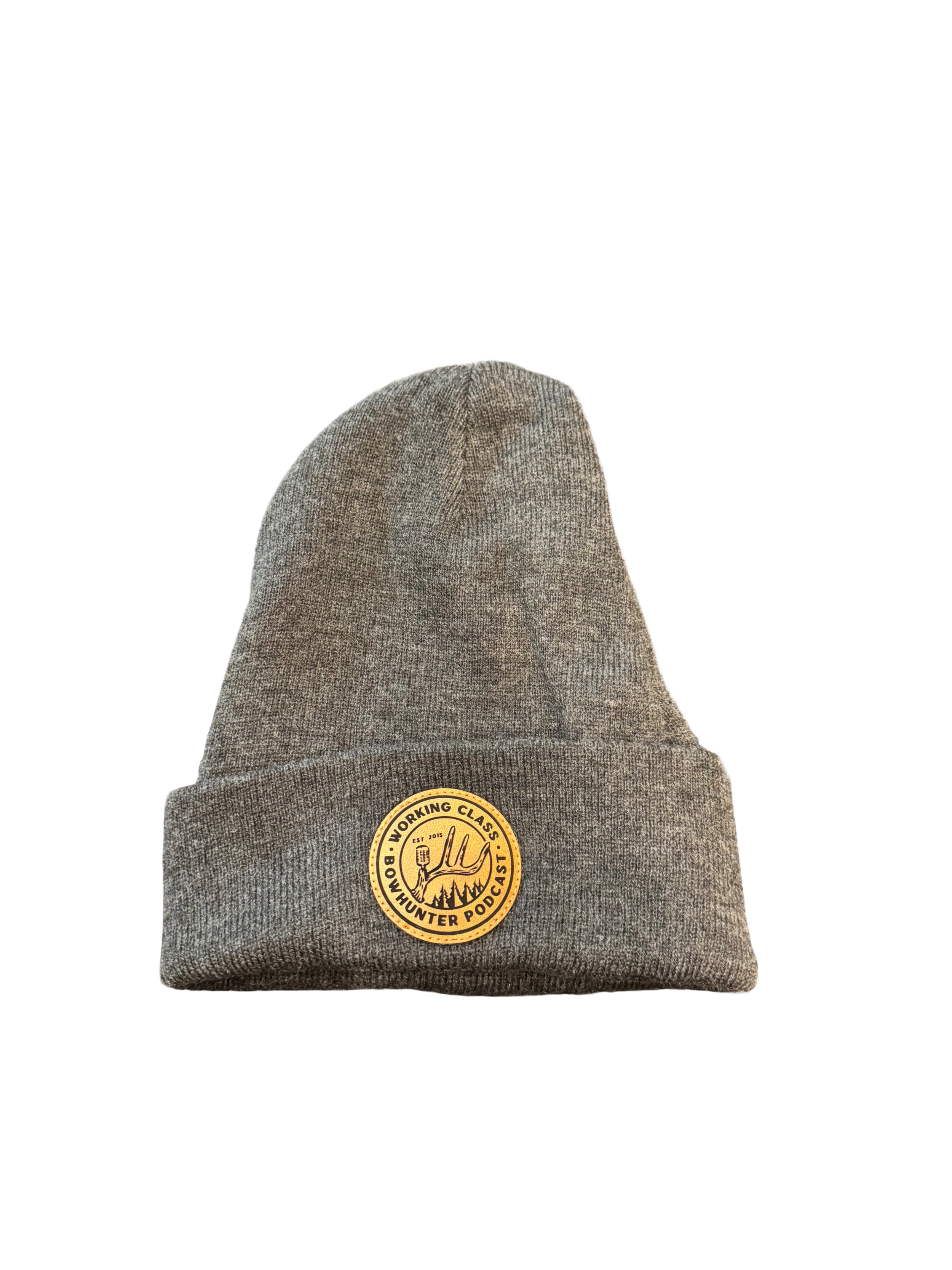 WCB Leather Patch Beanie