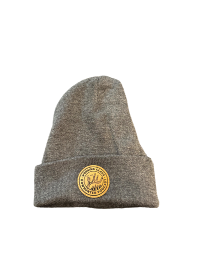 WCB Leather Patch Beanie