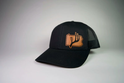 Leather State Patch Hats - WCB