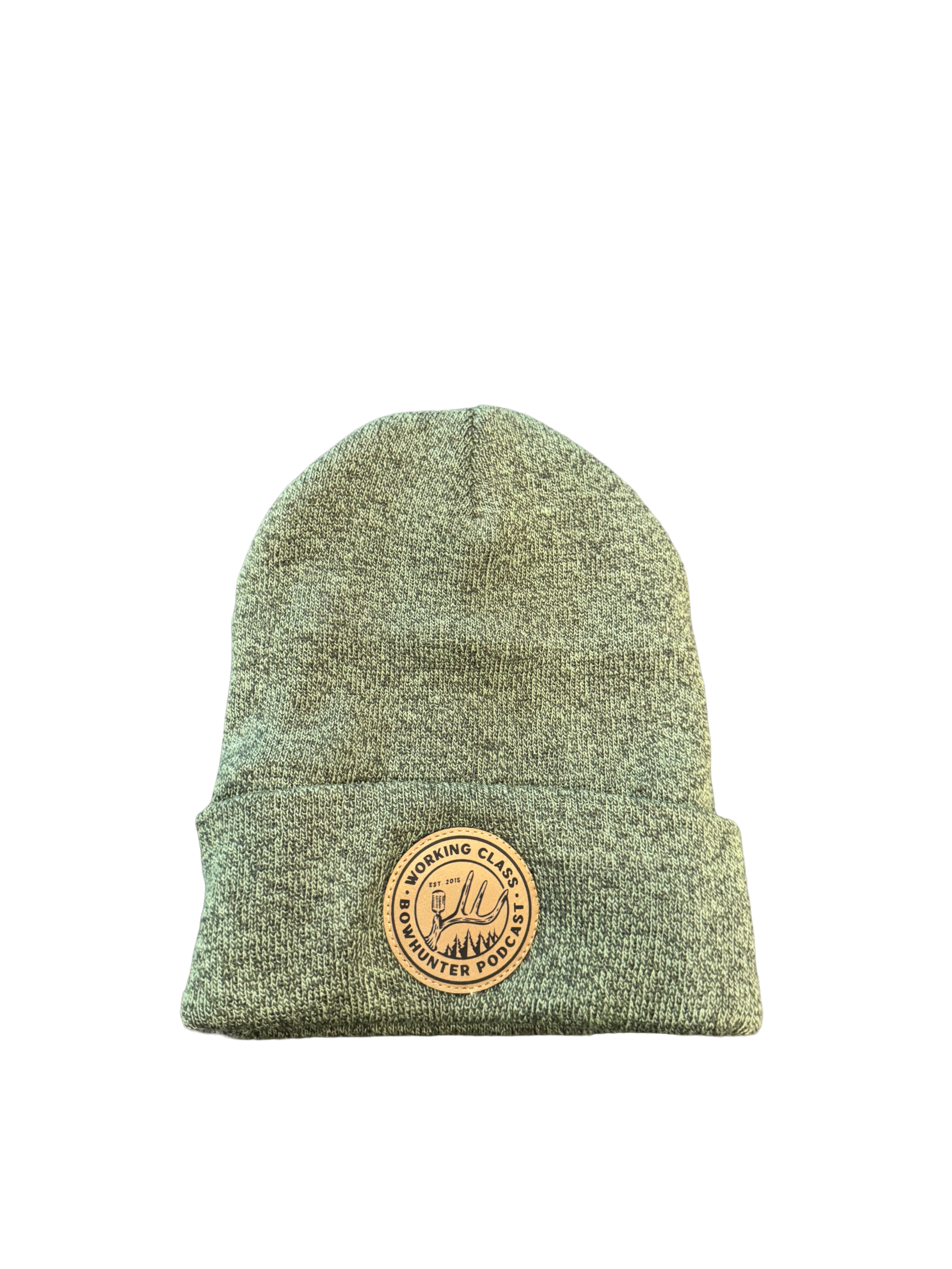 WCB Leather Patch Beanie