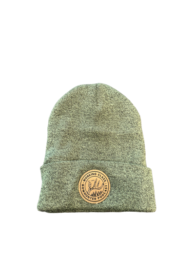 WCB Leather Patch Beanie